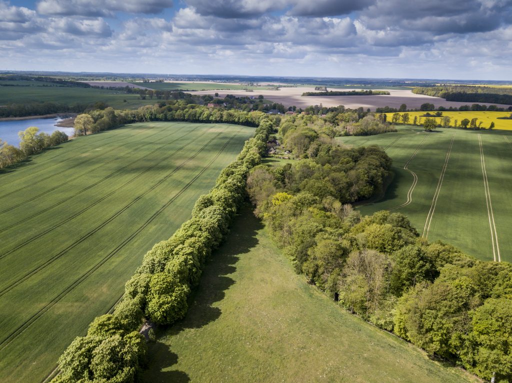 Sternberg Luftbild Felder